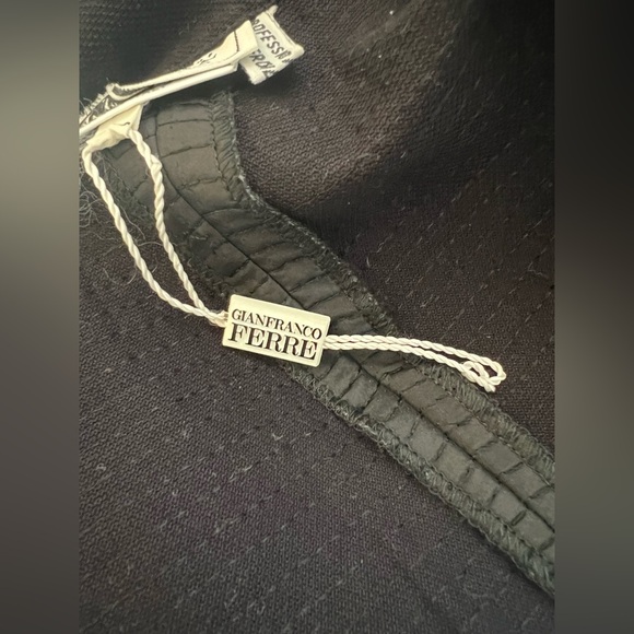 Vintage Gianfranco Ferre for Bergdorf Goodman Silk Quilted Pencil Skirt - Picture 11 of 14